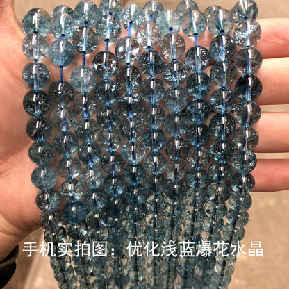 Green ghost crystal loose beads DIY