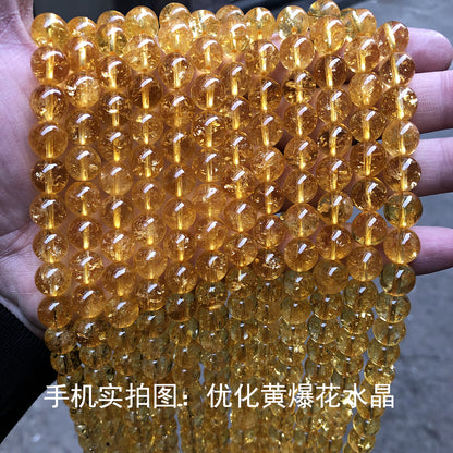 Green ghost crystal loose beads DIY