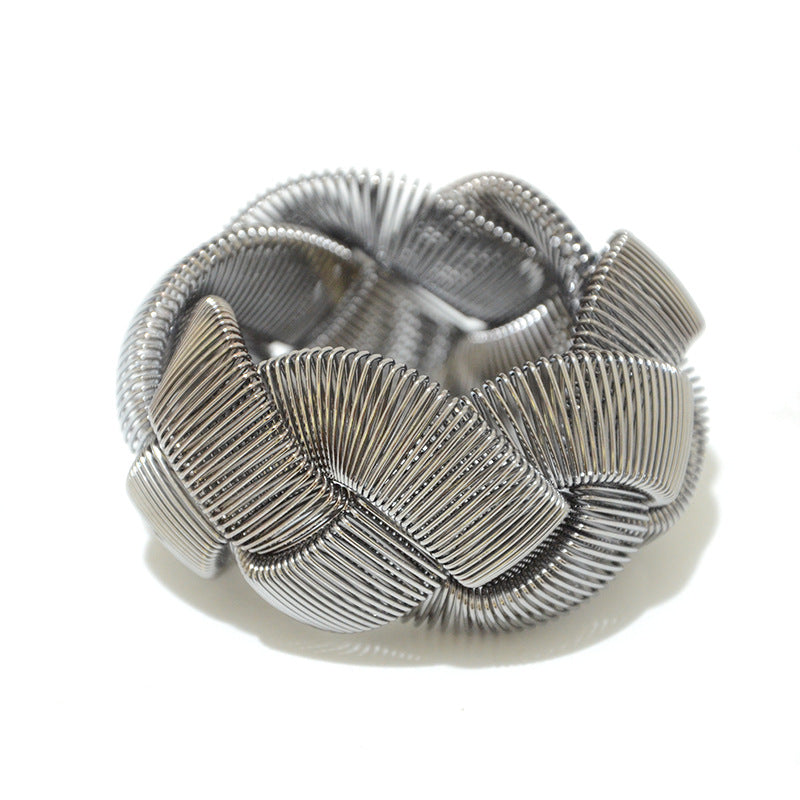 Ring Ladies Metal Spring Bracelet