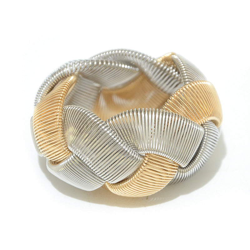 Ring Ladies Metal Spring Bracelet