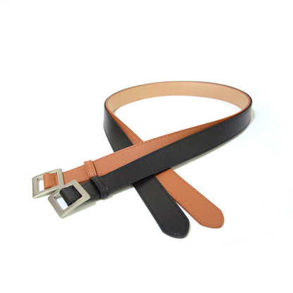 Faux leather belt stylish and simple