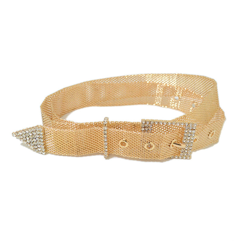Rhinestone inlaid belt spot wholesale