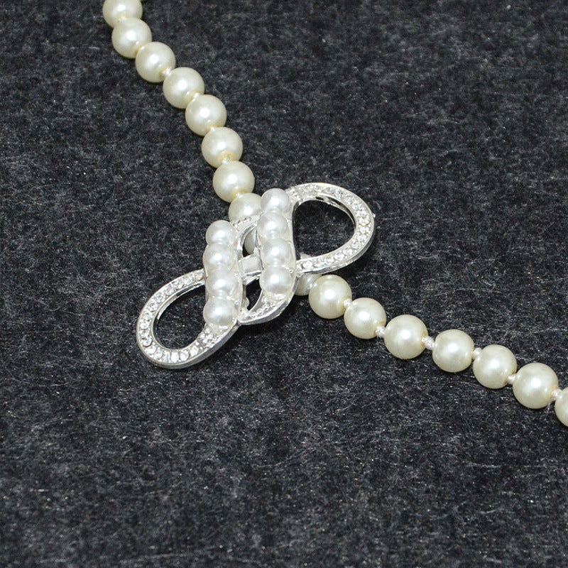 Pearl thin belt female sweet