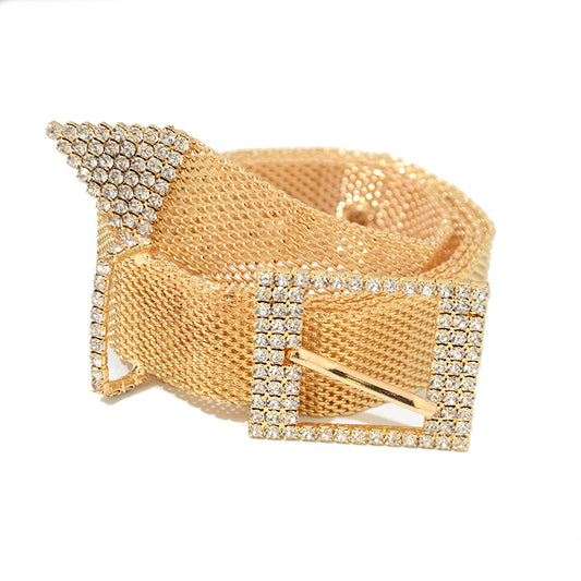 Rhinestone inlaid belt spot wholesale