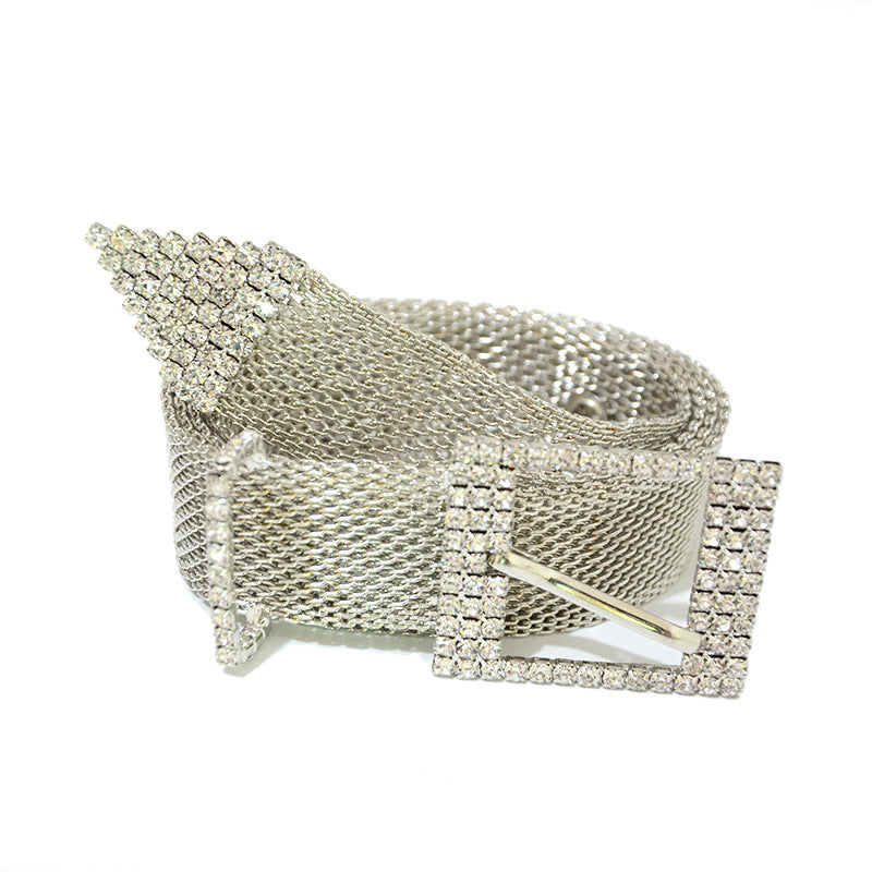 Rhinestone inlaid belt spot wholesale