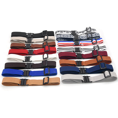 Button new invisible elastic belt
