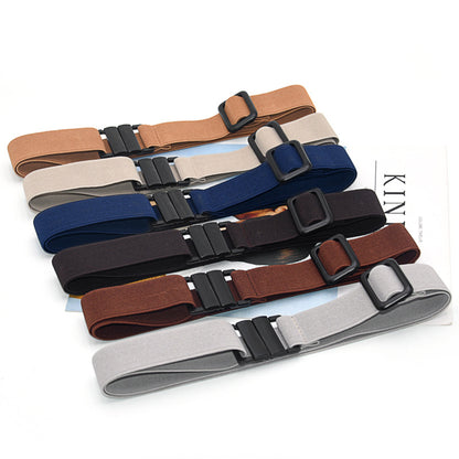 Button new invisible elastic belt