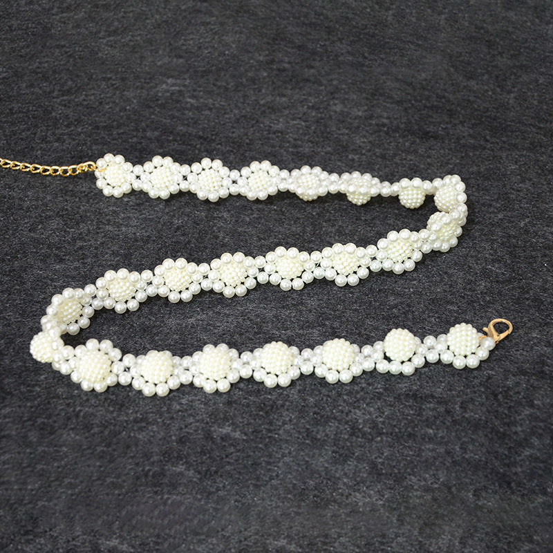 Small ball chain thin belt