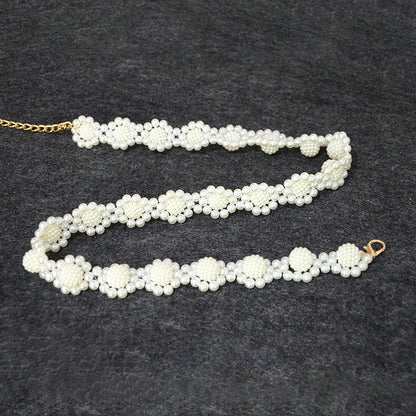Small ball chain thin belt