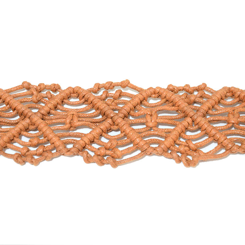 Ethnic style women's woven belt