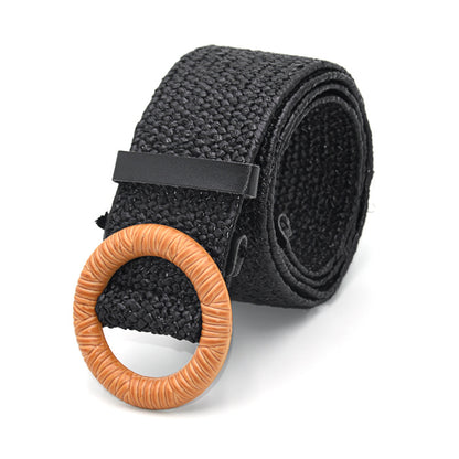 Non-porous round hole texture belt