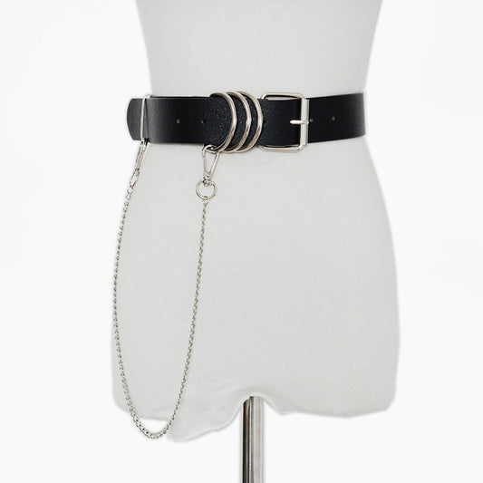 Buckle chain decorative belt