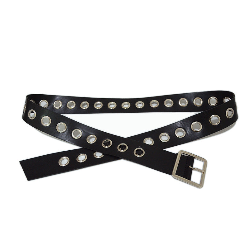 Punk style wide belt women's fashion