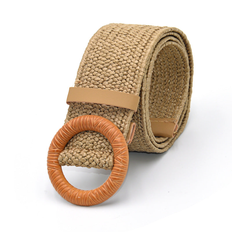 Non-porous round hole texture belt