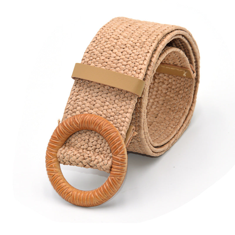 Non-porous round hole texture belt