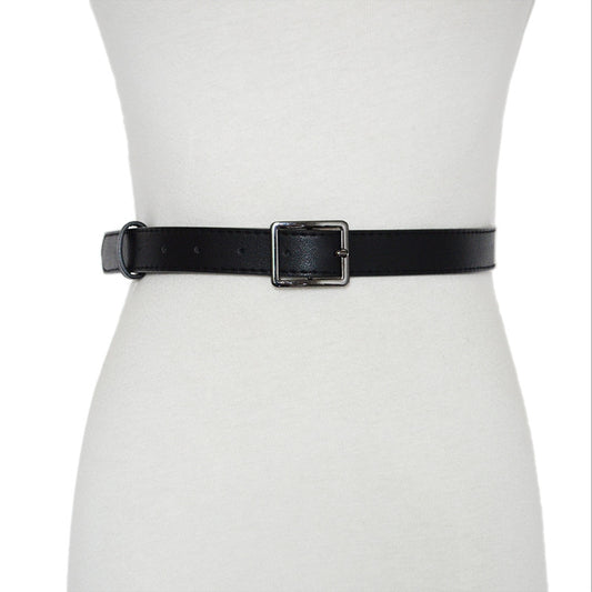 Simple pin buckle belt casual