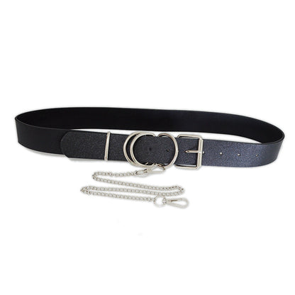 Buckle chain decorative belt