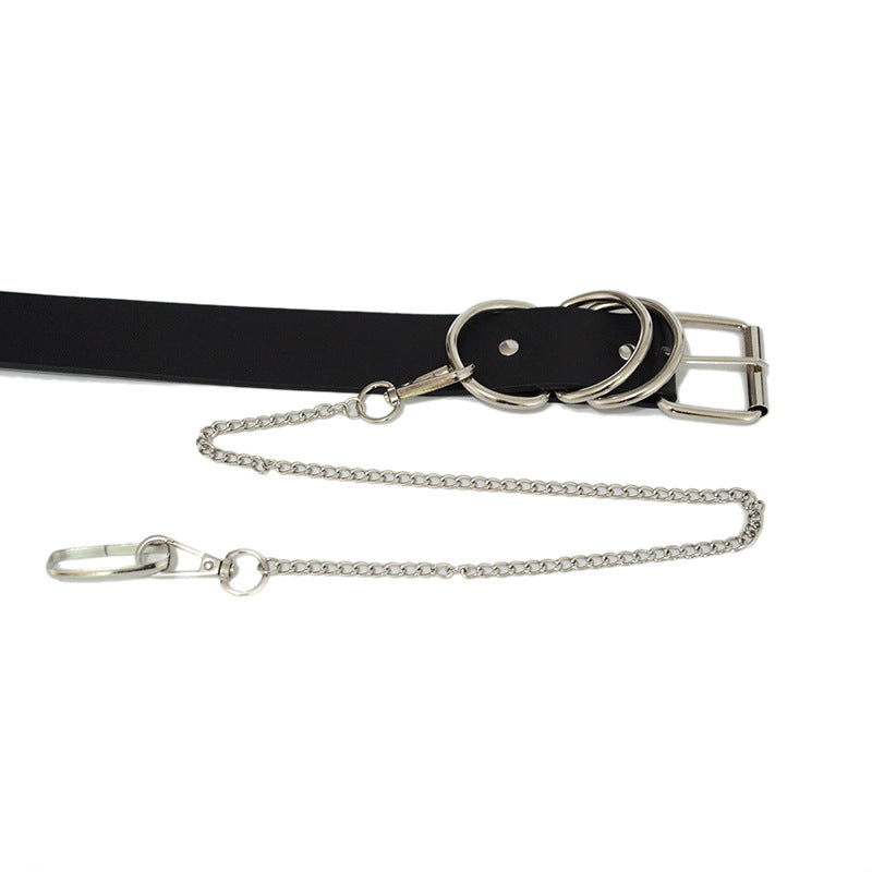 Buckle chain decorative belt