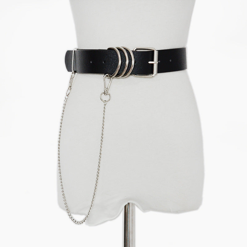 Buckle chain decorative belt