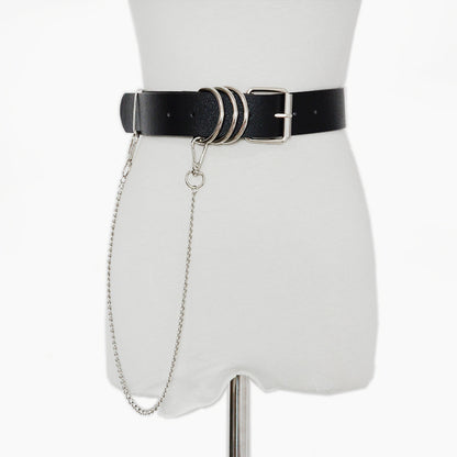 Buckle chain decorative belt