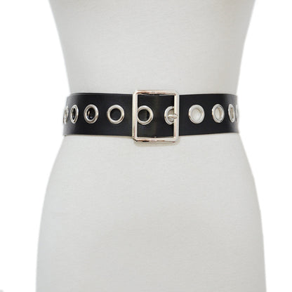 Punk style wide belt women's fashion