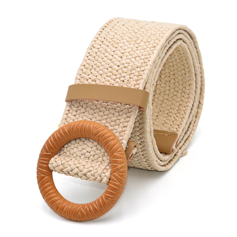 Non-porous round hole texture belt