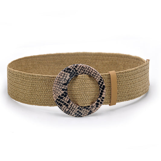 Cotton and linen wide waist seal