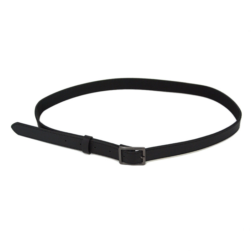 Simple pin buckle belt casual