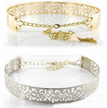 Gold high-end electroplated waist seal wholesale