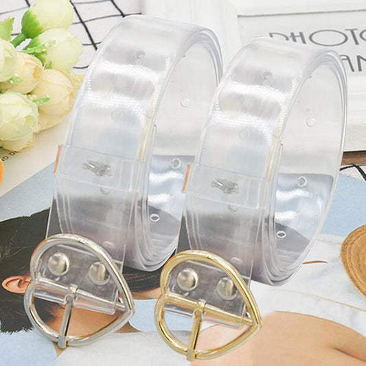 Resin plastic transparent belt