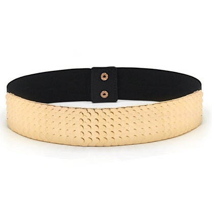 Gold metal belt
