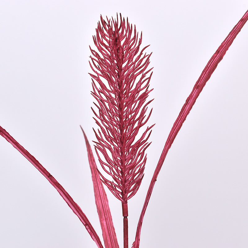 5 artificial reed flowers