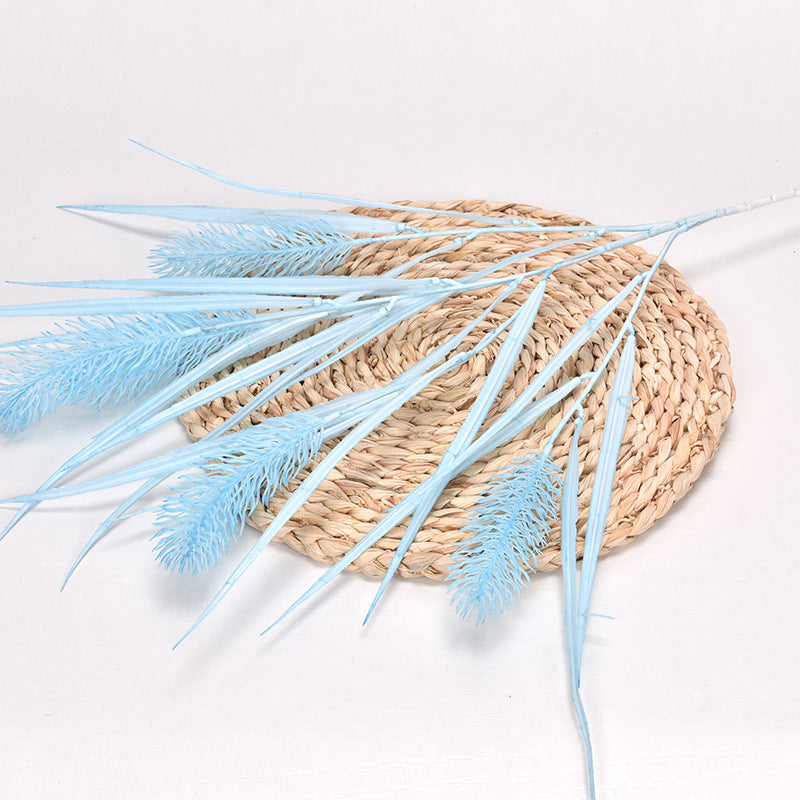 5 artificial reed flowers