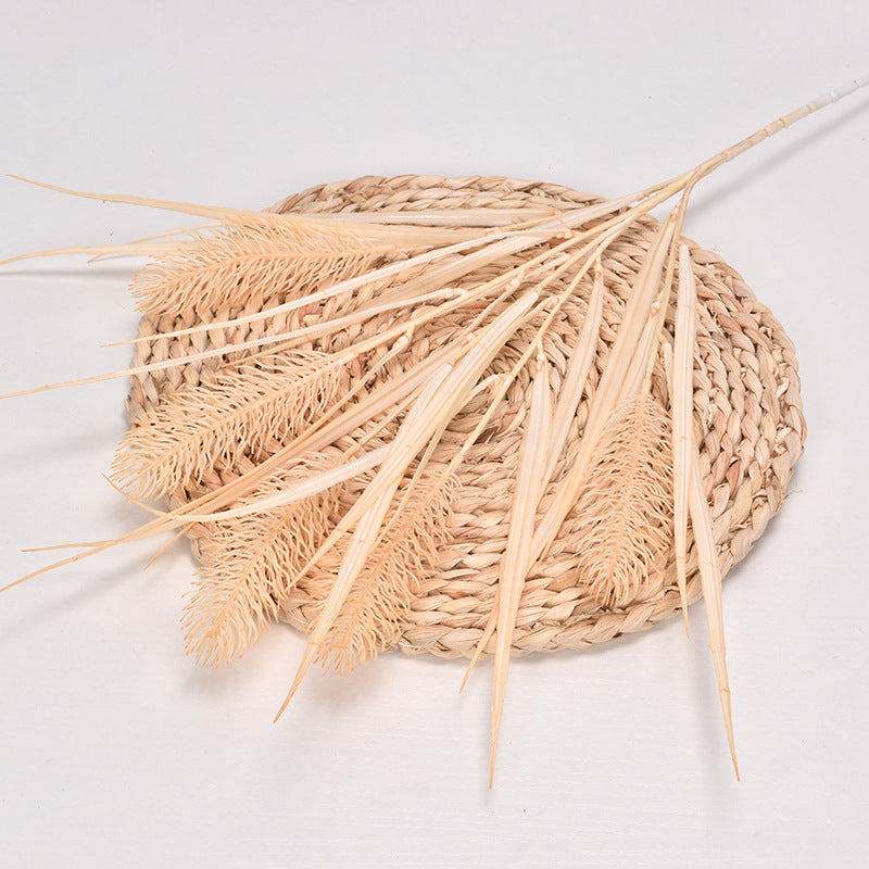 5 artificial reed flowers