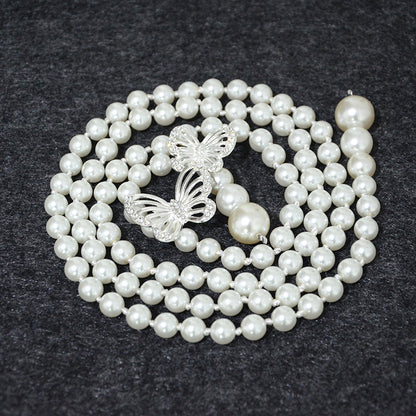 hot sale Pearl thin belt female sweet