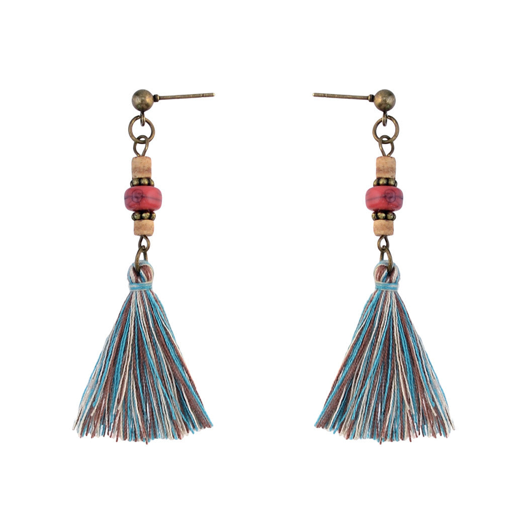 Bohemian ethnic style alloy earrings