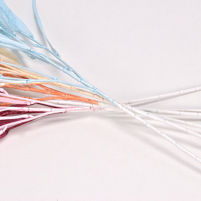 5 artificial reed flowers