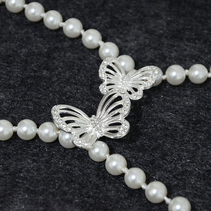 hot sale Pearl thin belt female sweet