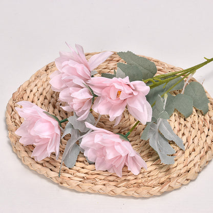 6 artificial peony flowers