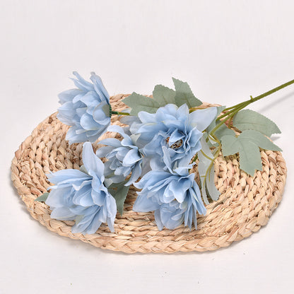 6 artificial peony flowers