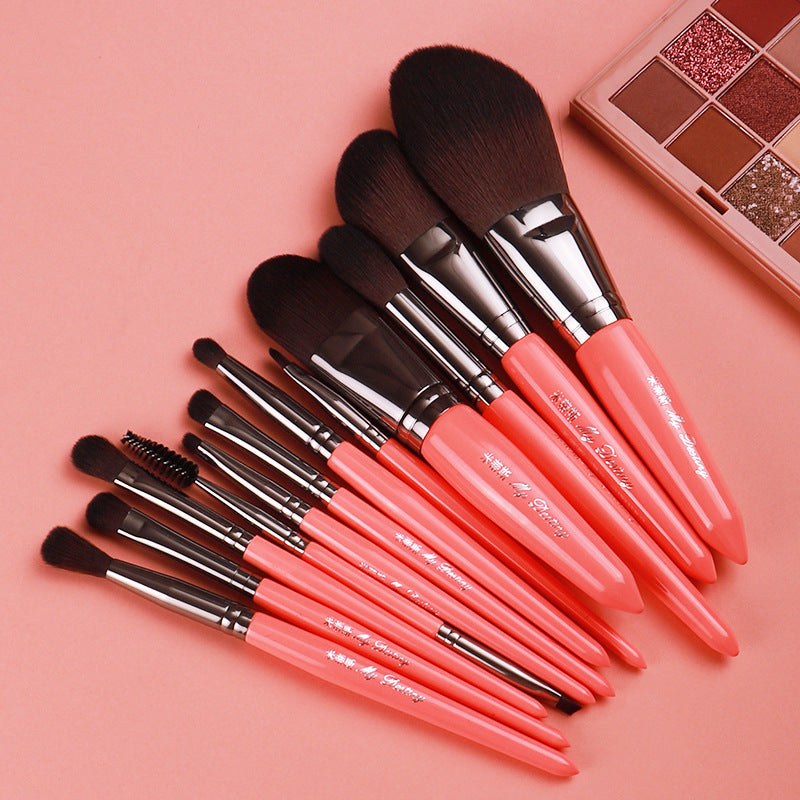 Fiber Makeup Brush Set 9/10/11/12 Pieces