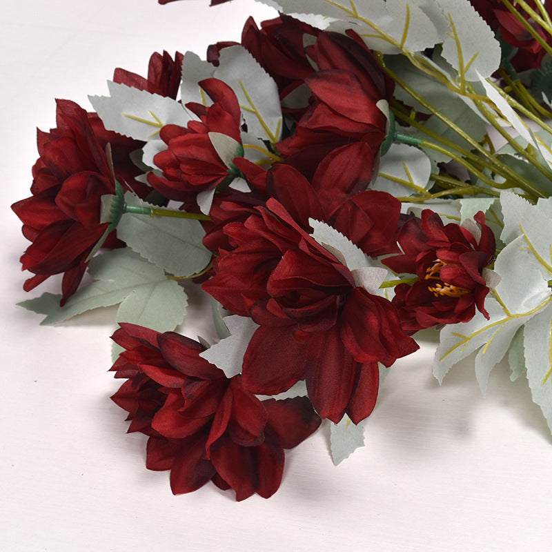 6 artificial peony flowers