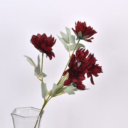 6 artificial peony flowers