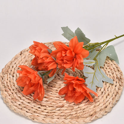 6 artificial peony flowers