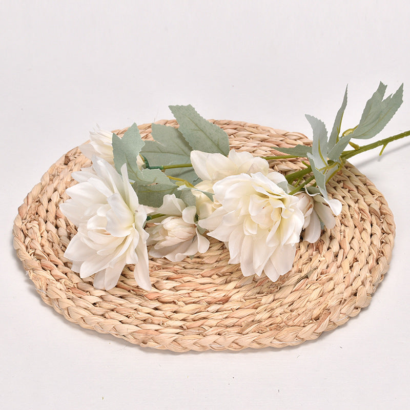 6 artificial peony flowers