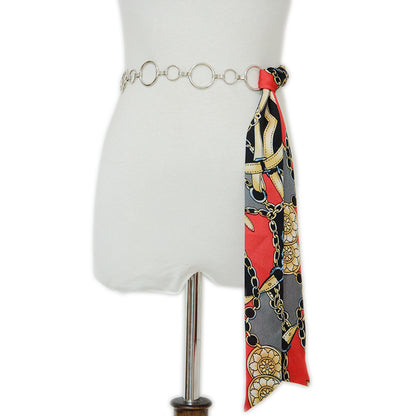 Ring waist chain decorative strap