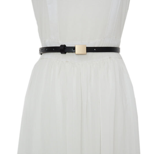 Square buckle belt