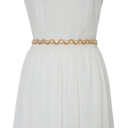 Crystal chain rhinestone inlaid waist chain