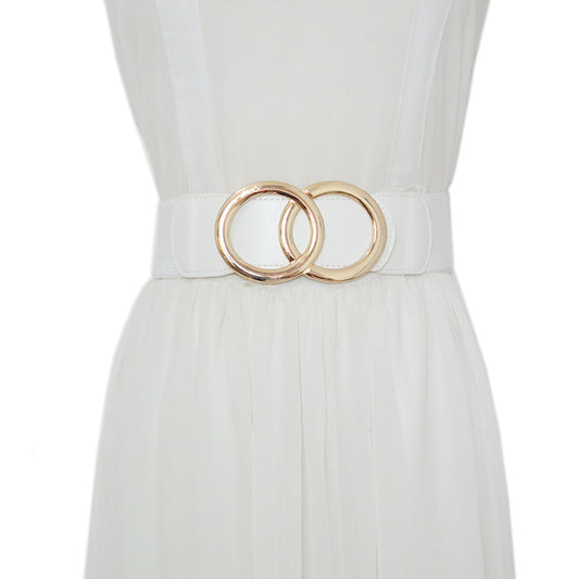 Double ring elastic belt elastic waist seal