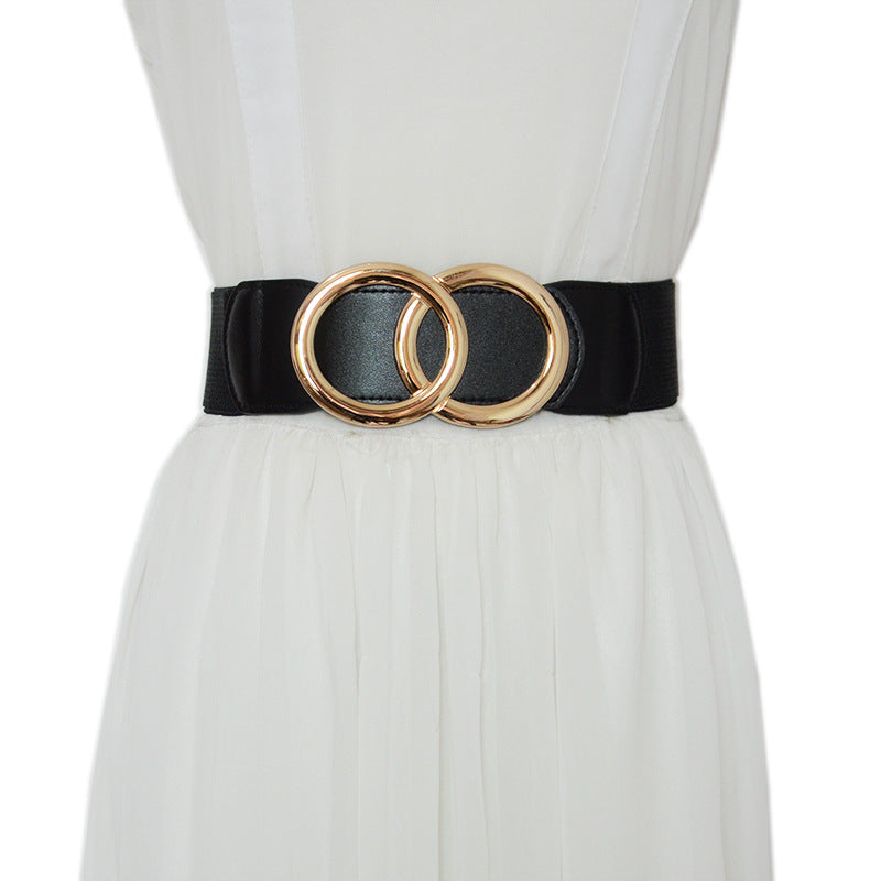 Double ring elastic belt elastic waist seal